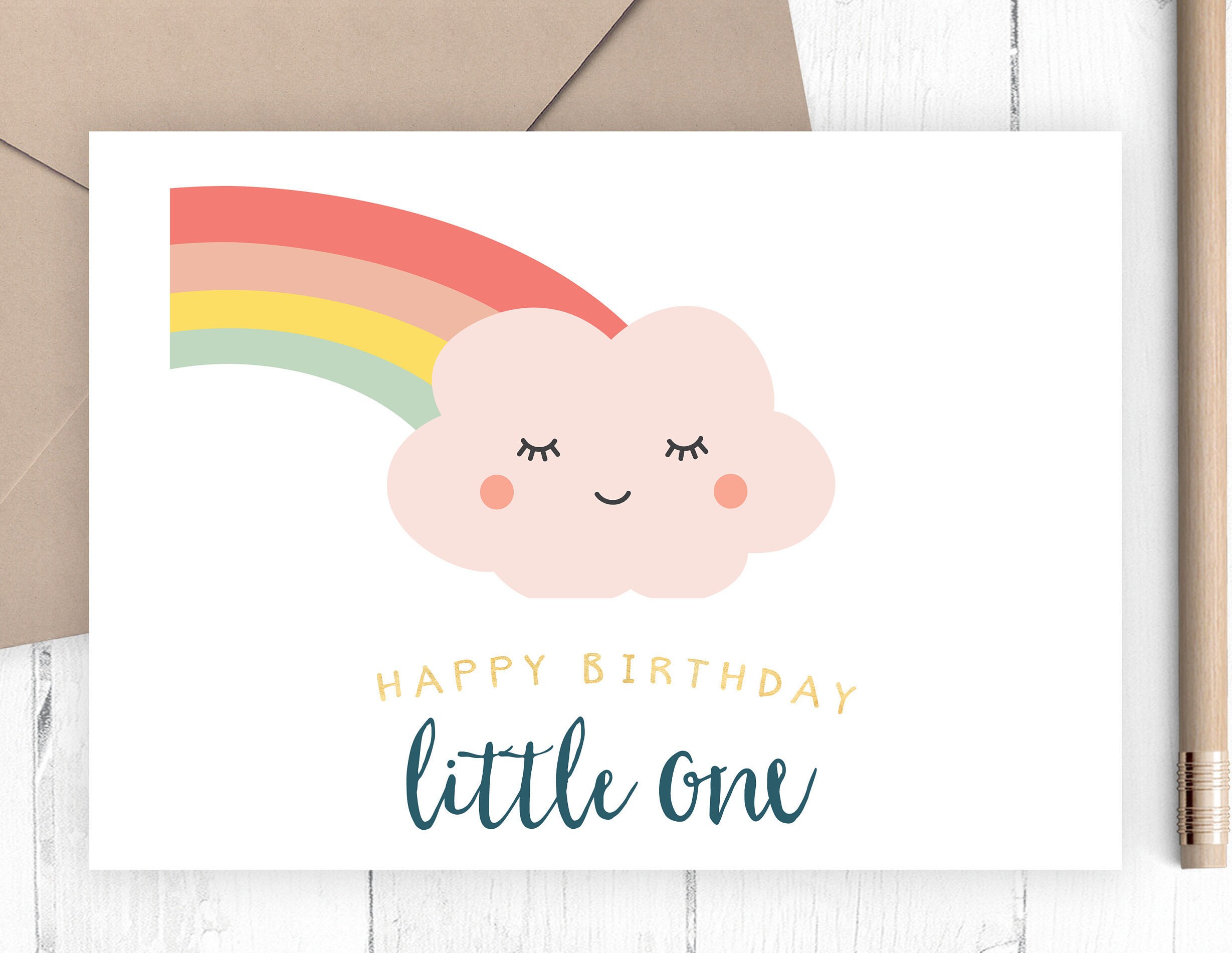Printable Birthday Card Girl Happy Birthday Card Toddler | Etsy