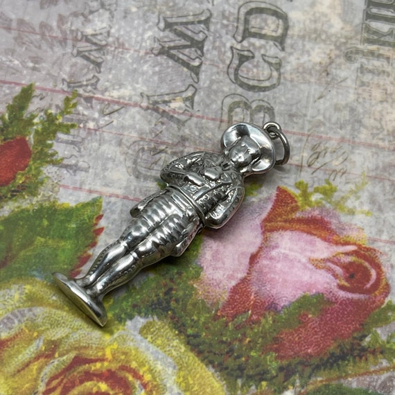 Rare Antique Victorian Sterling Locket Pendant/ Lover’s locket