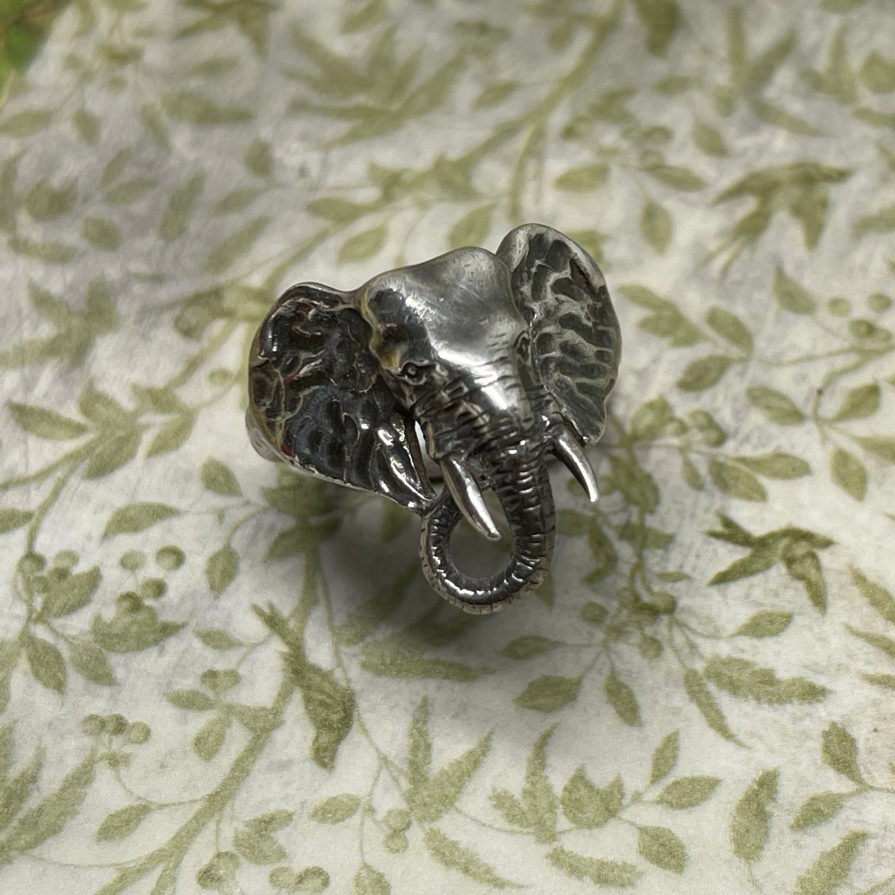 Vintage elephant best sale ring