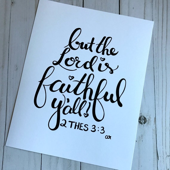 Printable 2 Thessalonians 33 Scripture Wall Art Print Bible Verse Print Scripture Print Christian Wall Print Gallery Wall Print