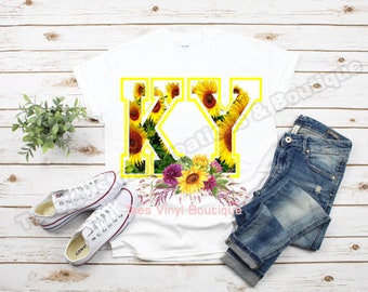 Kentucky Sunflower KY Sublimation File Transfer