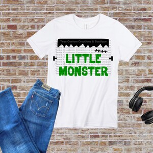 Little Monster, Monster, Frankenstein, Halloween, Digital PNG and SVG File Included for Sublimation and Cricut Vinyl Cutters