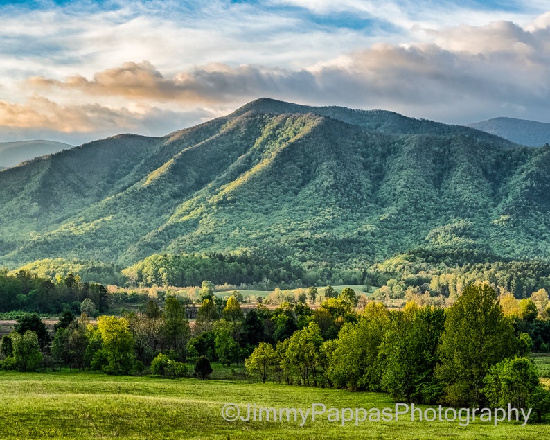 Cades Cove Overlook 3 Smoky Mountains Fine Art Print Jimmy Etsy