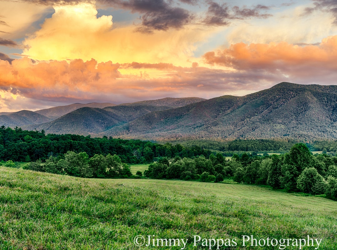 Cades Cove Overlook 2, Smoky Mountains, Fine Art Print, Jimmy Pappas