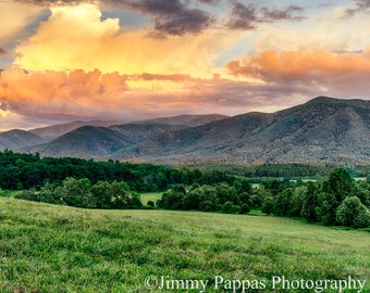 Cades Cove Overlook #2, Smoky Mountains, Fine Art Print, Jimmy Pappas Photography