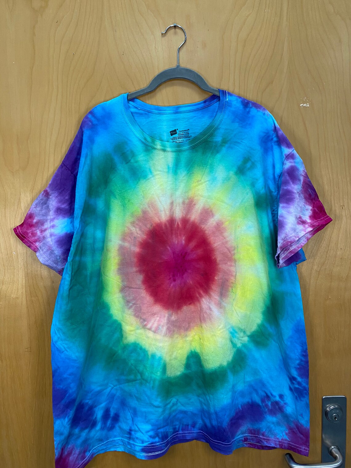 Bullseye Tie Dye T-shirt Unisex 3x-large Rainbow - Etsy