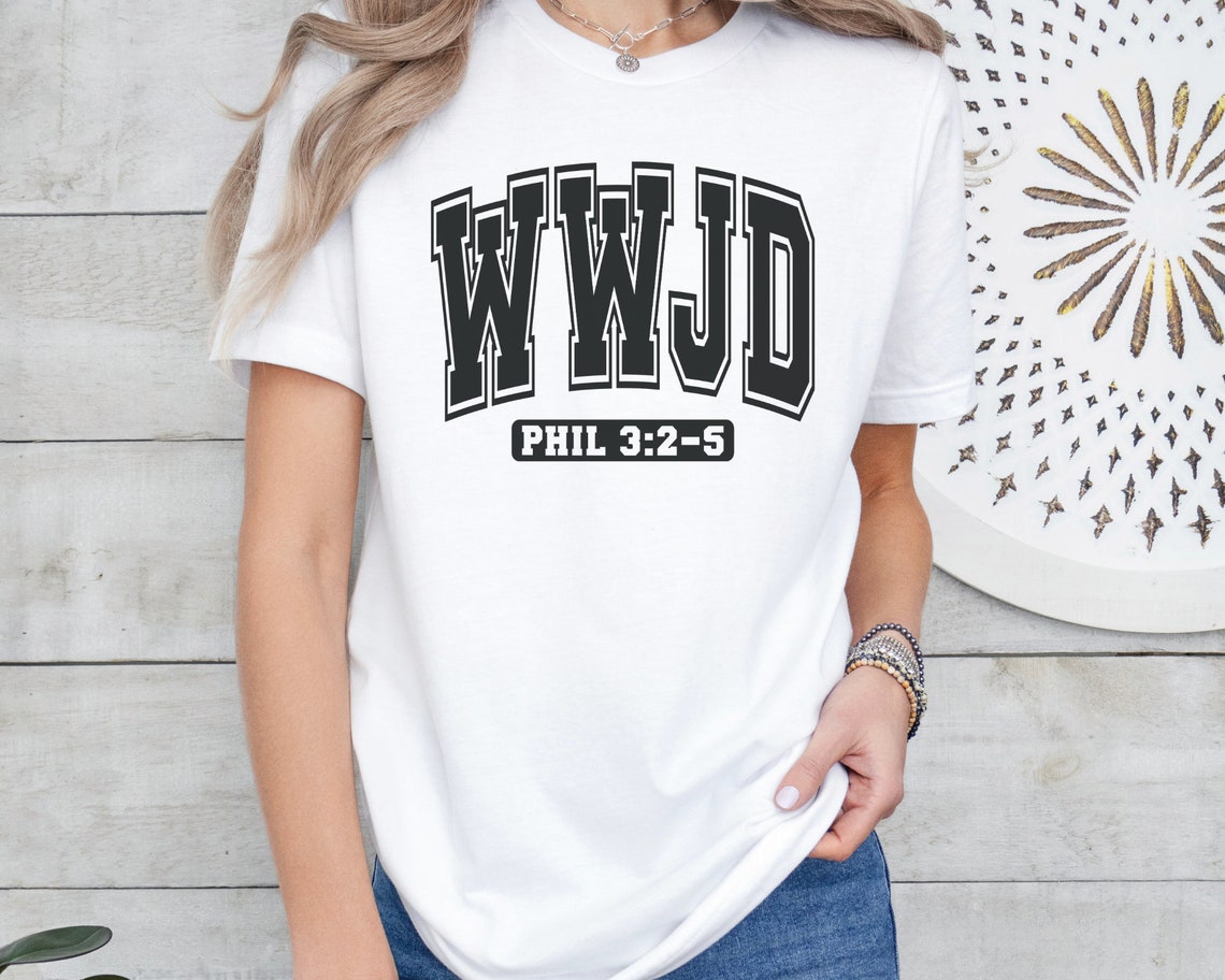 WWJD Christian SVG, Jesus Scripture (digital Download) - Etsy