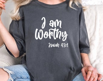 I am Worthy SVG | Christian Faith Design (Digital Download)