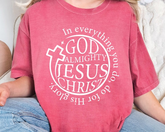 In everything you do SVG | TShirt svg | Silhouette svg | Cricut | Christian Svg | God svg | Faith svg | DTF Print File | Digital Download