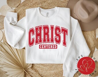 Christ Centered Sport SVG, Faith Christian T-shirt Cricut (Digital Download)