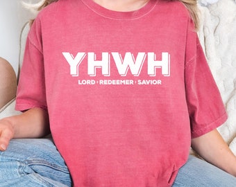 YHWH Lord Redeemer Savior SVG PNG, Christian Design (Digital Download)