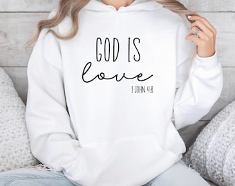 God is Love SVG | Christian Bible Verse Design (Digital Download)