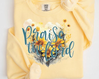 Praise the Lord PNG, Christian Sublimation Design (Digital Download)