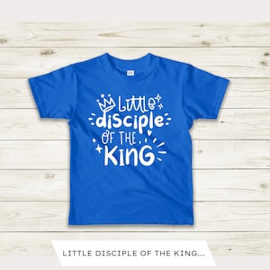 Little Disciple of the King | Christian png svg | Toddler svg | Cricut svg | Silhouette svg | Laser png | Child svg | digital download
