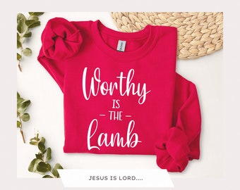 Worthy is the Lamb SVG PNG | Christian Faith Design (Digital Files)