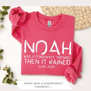Noah era un teórico de la conspiración PNG / Diseño de sublimación / Diseño de transferencia PNG / Camiseta png / Transferencia DTV imprimible / Descarga digital
