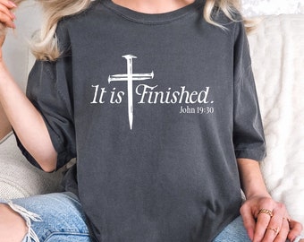 It is Finished Christian SVG | Jesus Bible Verse (Digital Download)