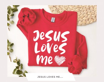 Jesus Loves Me SVG PNG | Christian Nursery Decor (Digital Download)