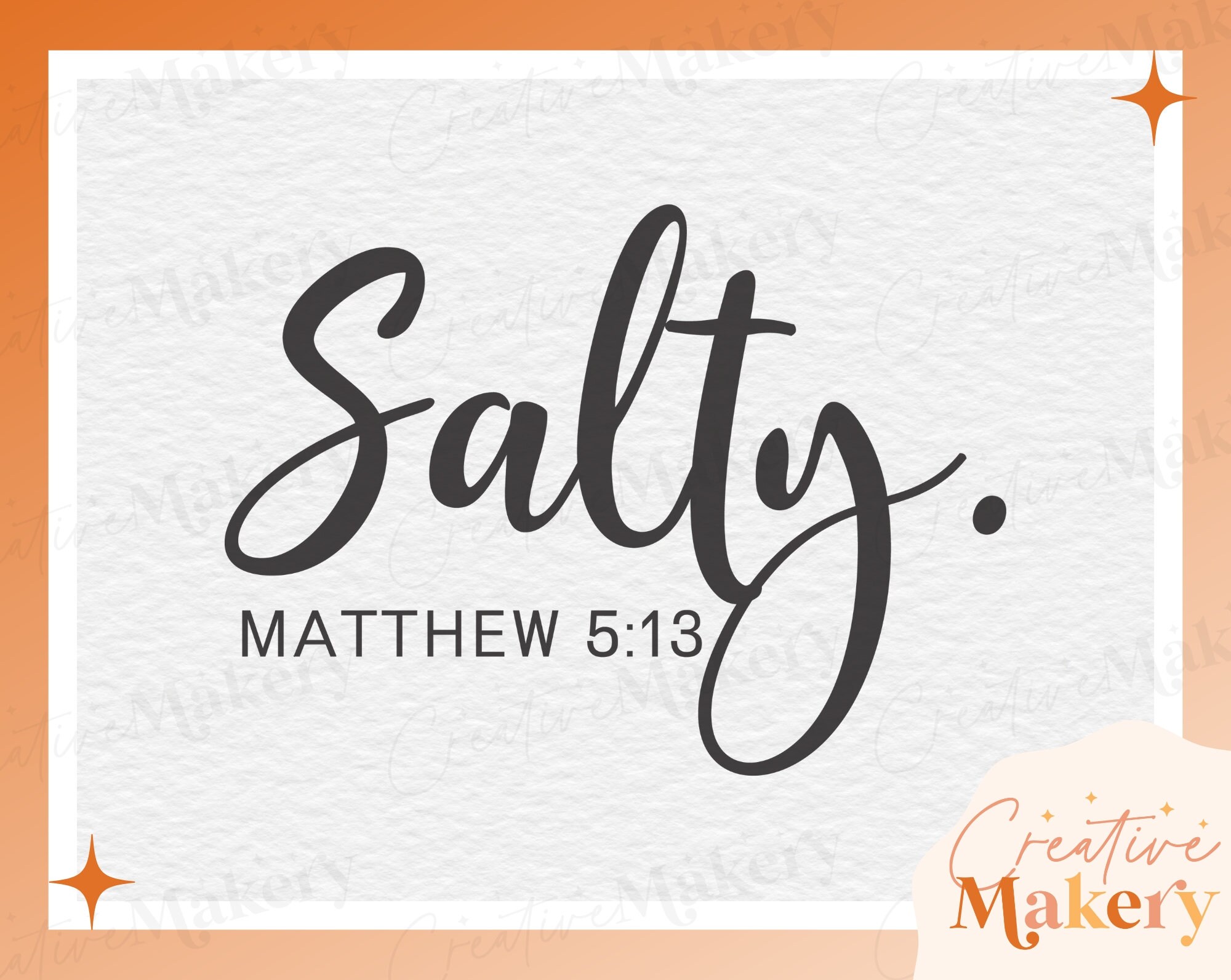 You Salty? Matthew 5:13 Sweatshirt (BlkText)