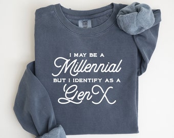 Diseño SVG divertido y sarcástico para millennials y la generación X (descarga digital)