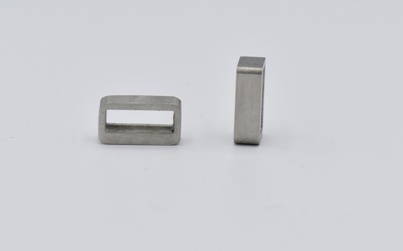 1pcs 10pcs Stainless Steel Flat Rectangular Spacer Beads Etsy - image 0