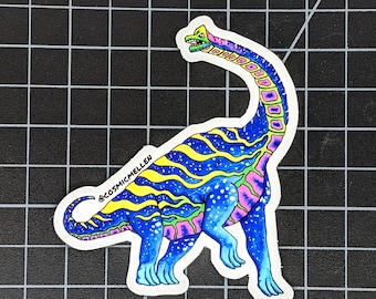 Pegatina / Pegatina de Brachiosaurus / Pegatina de dinosaurio / Pegatina de coche / Pegatina de portátil / Pegatina de botella de agua / Calcomanía de dinosaurio