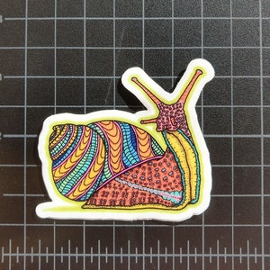 Sticker | Psychedelic Snail | Psychedelic Sticker | Trippy Sticker | Trippy Snail Sticker | Laptop Sticker | Water Bottle Sticker
