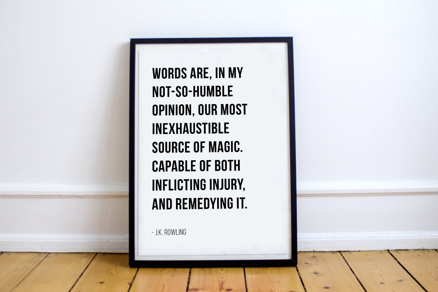 Words Are In My Not So Humble Opinion Our Most Inexhaustible Source Of Magic J K Rowling Letter Board Quote Print Words Are In My Not So Humble Opinion Our Most Inexhaustible Source Of Magic J K Rowling Letter Board Quote Print