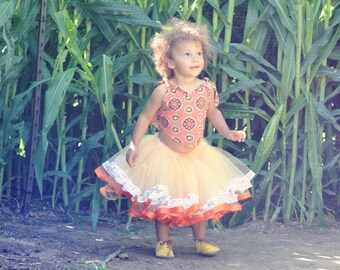 Teal and Gold Childhood Cancer Awareness Tutu and Headband set