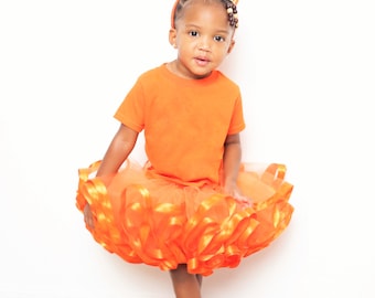 Orange baby tutu - orange Halloween tutu - Halloween tutu - Pumpkin tutu - Orange Pumpkin tutu