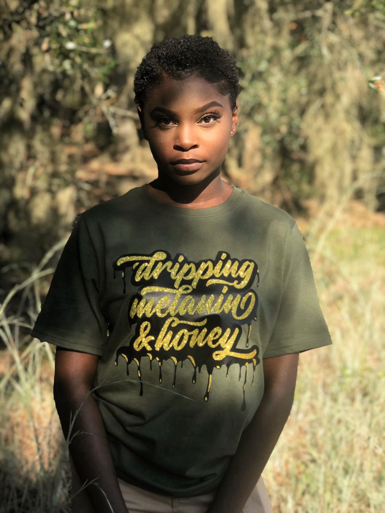 dripping melanin sweatshirt