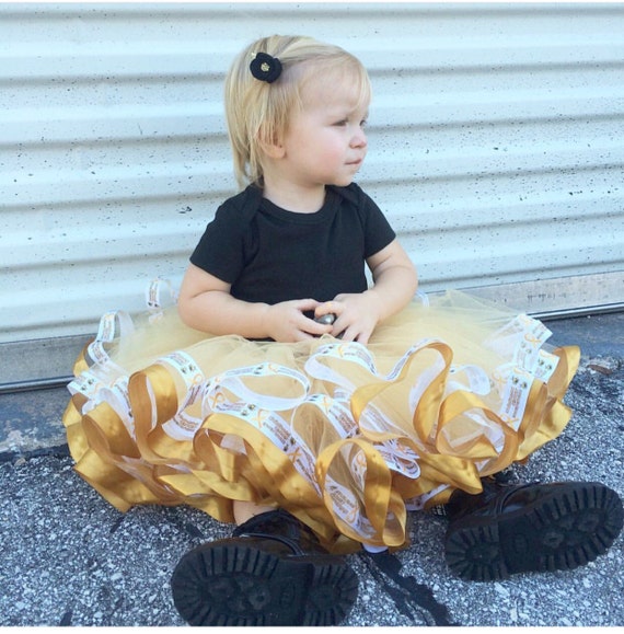 Teal and Gold Childhood Cancer Awareness Tutu and Headband set