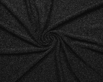 Shimmering Lurex Knit Fabric – 4-Way Stretch Nylon Spandex