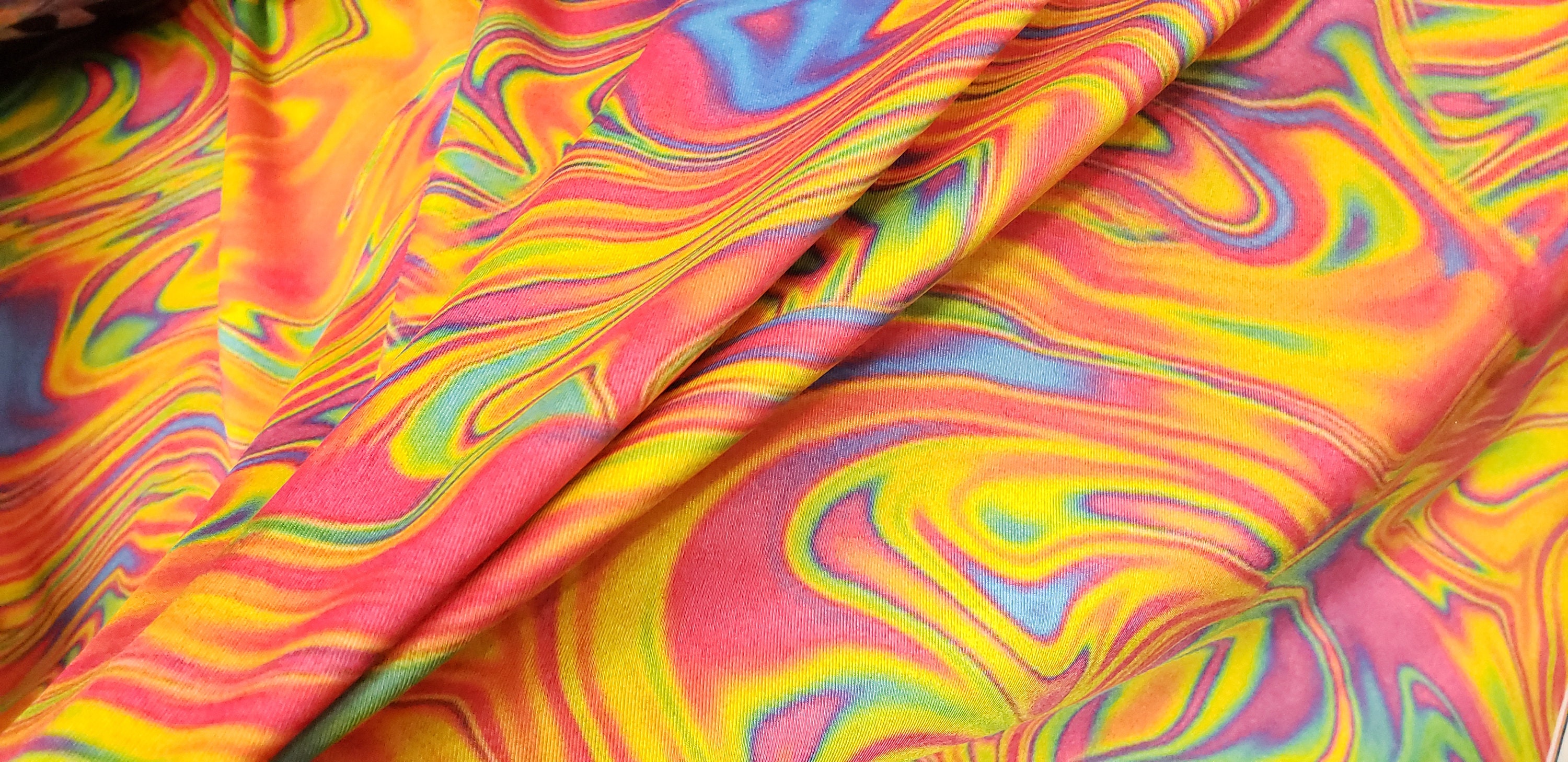 MADE IN USA Nylon 4 Way Stretch Poly Spandex Groovy 60s - Etsy