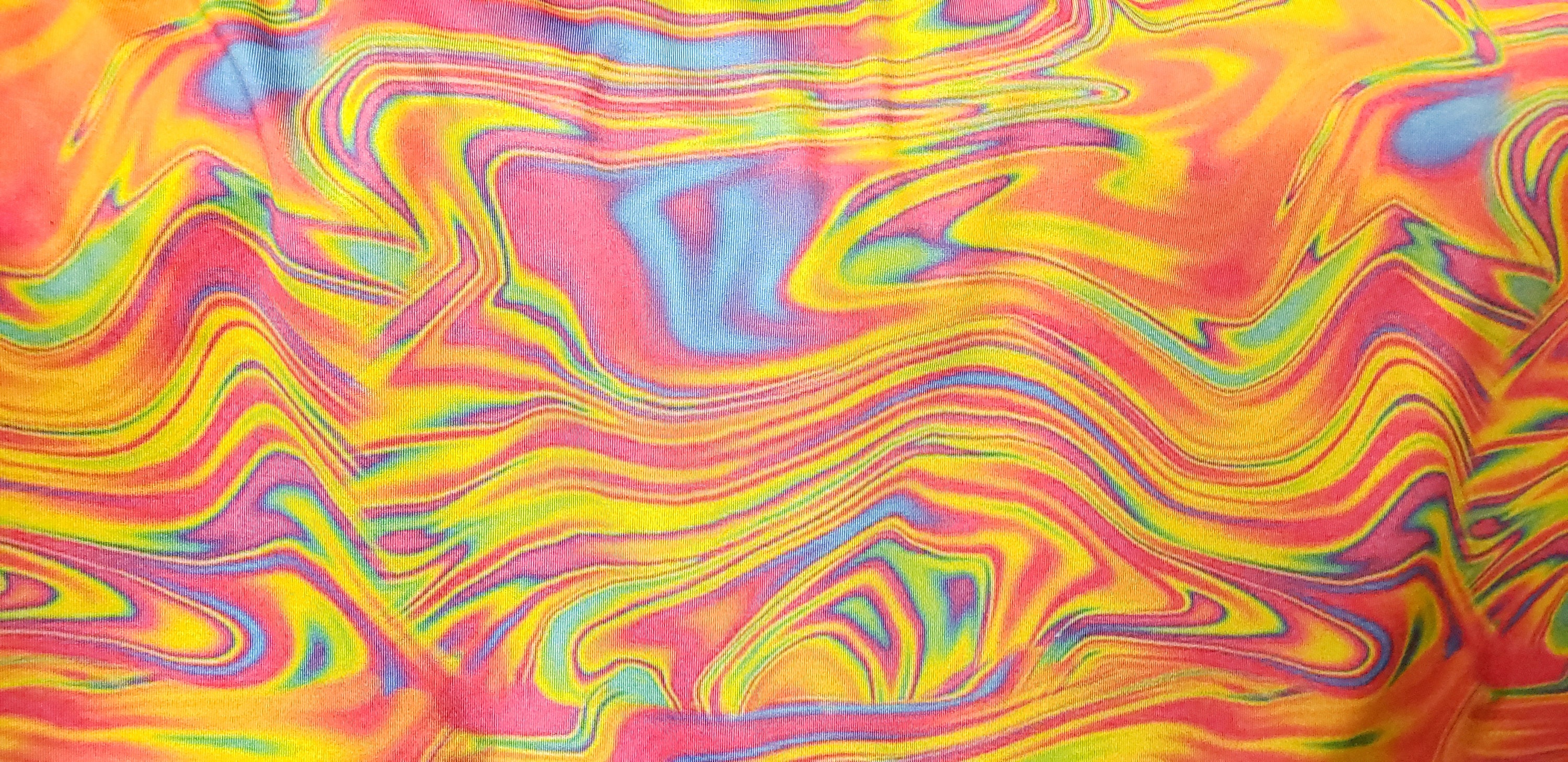 MADE IN USA Nylon 4 Way Stretch Poly Spandex Groovy 60s - Etsy