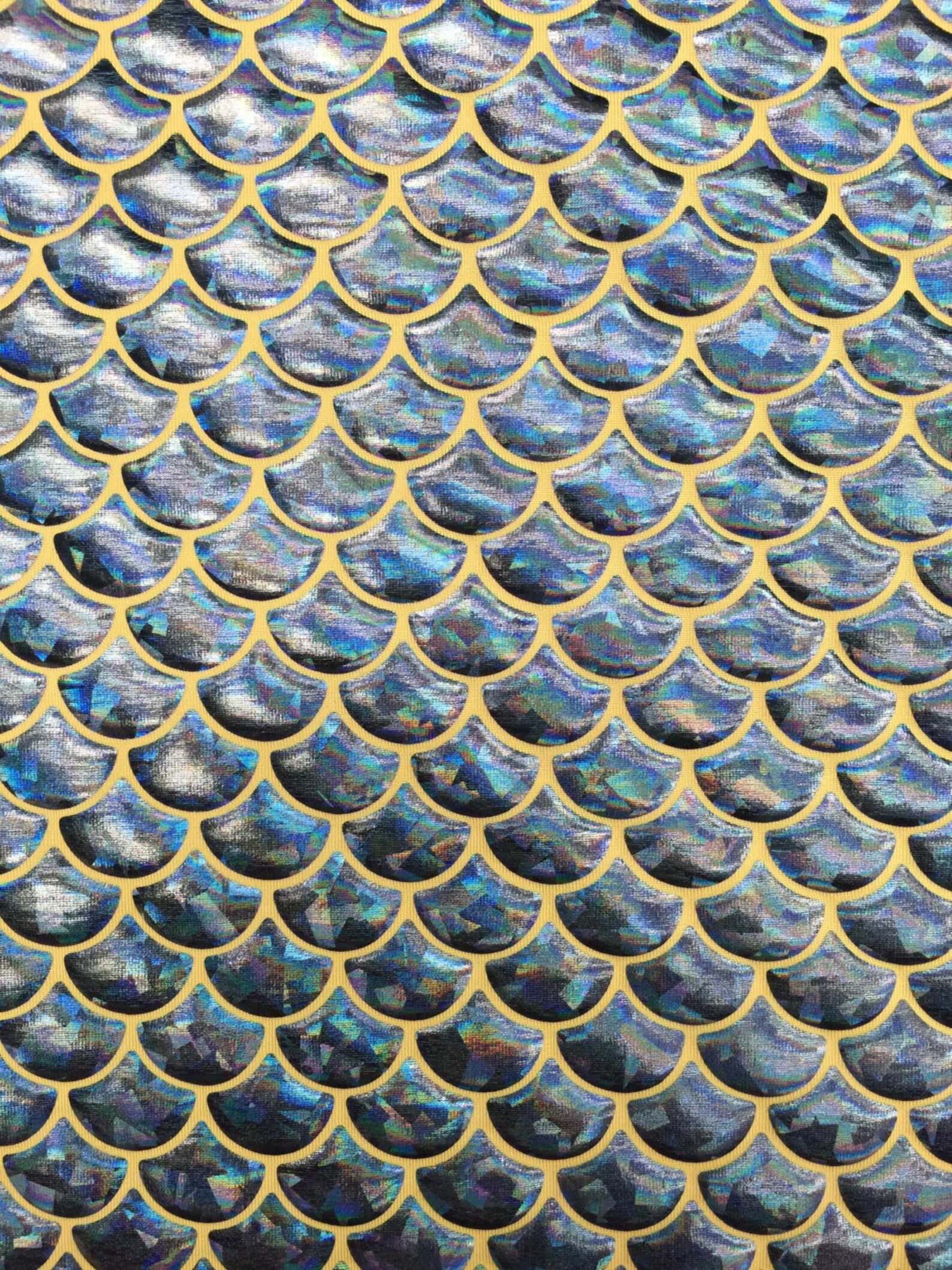 4way Stretch Mermaid Fish Scales Spandex Foil Fabric Sold by Etsy