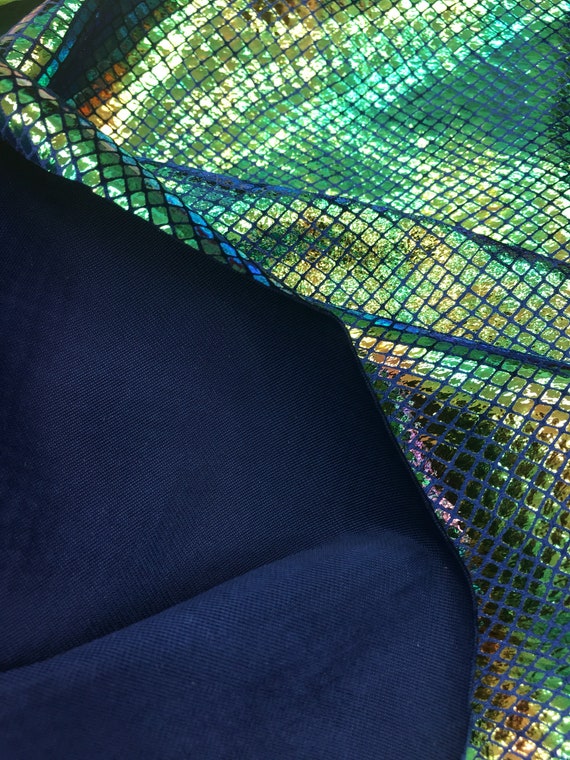 New iridescent pink 4 tone cracked ice design on poly spandex fabric 60 inch wide sold by the yard