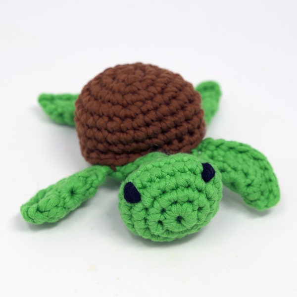 Crochet Baby Rattle, New Baby Gift, Baby Shower Gift, Newborn Baby Gift, Turtle Stuffed Animal, Turtle Baby Toy, Handmade Baby Gift