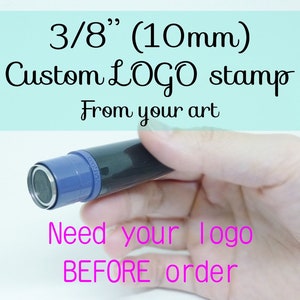 Customized Self-Inking Return Address Stamp / Wood-mount Rubber Stamp /  Clear Acrylic Block (RS0001)