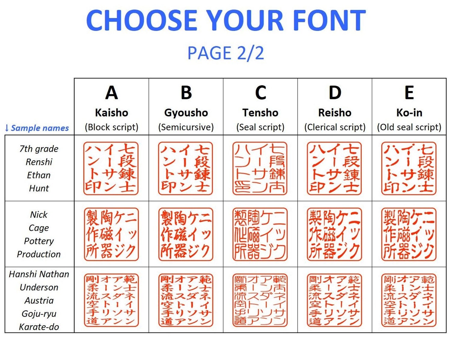 Square hanko Custom Japan stamp. Dojo stamp teacher’s | Etsy