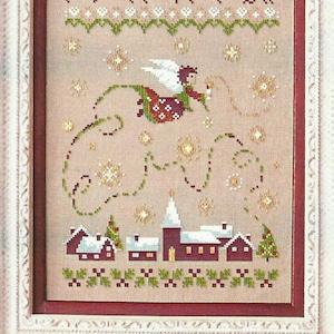 Angel Cross Stitch Pattern HOPE In The NIGHT from Filigram - Silk Threads Included with Pattern