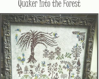Quaker Gone Haunted Michelle Ink Cross Stitch Pattern 