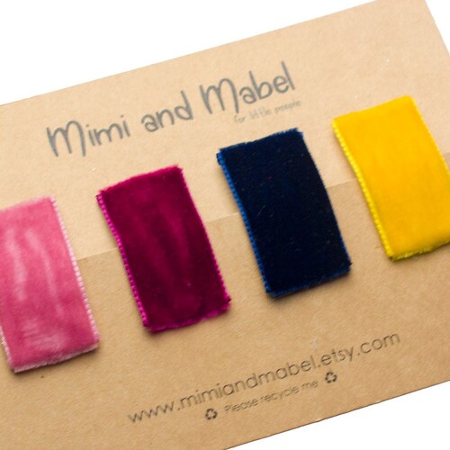 Small Fully Lined Barrettes Baby Barrettes Toddler Etsy