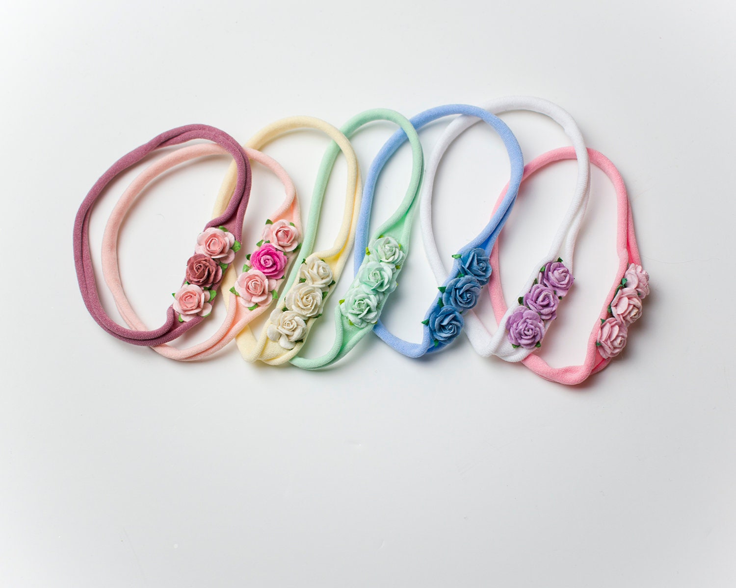 Baby flower headband newborn headband baby shower gift baby Etsy