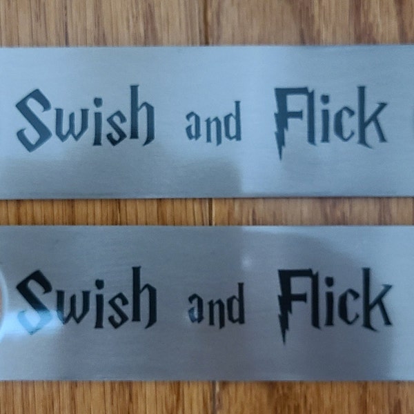 Swish and Flick sublimation printed bar blade/bottle opener - FREE SHIPPING