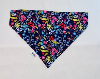 small flower dog bandana