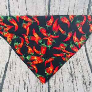 chili pepper dog bandana