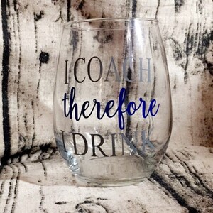 Coach wine glass