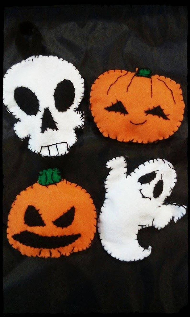 Halloween Felt Ornaments Etsy