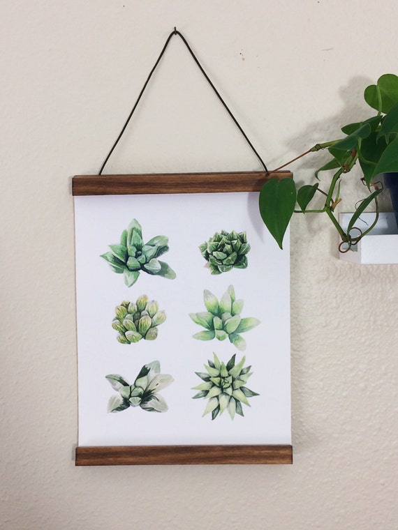 Succulent Love Limited Edition Print by Molly Mansfield